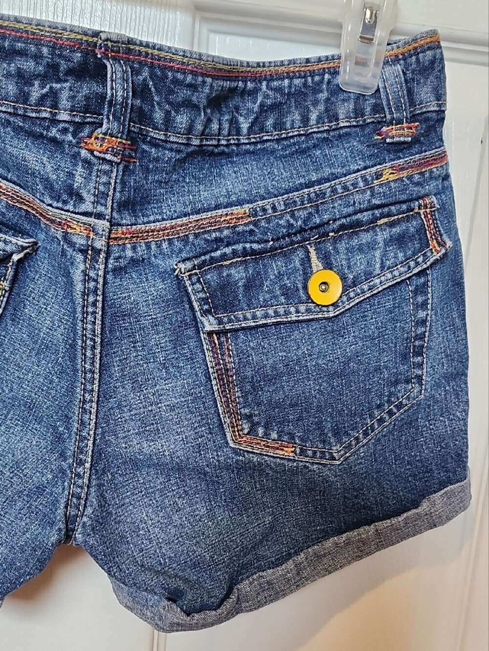 Vintage Y2K Illegal Jeans Girls Blue Denim Shorts-Perfect For Summer! - Picture 5 of 15